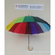 27 &quot;X 16k, automatischer Stock-Regenbogen-Regenschirm (YS-S16001R)